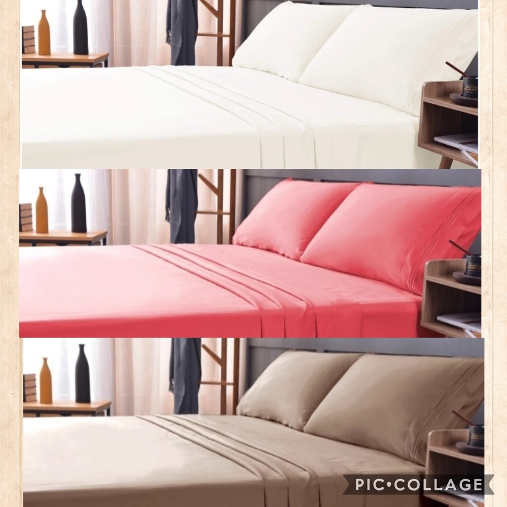 Cool Bamboo Lux Sheet Set | Queen & King | Choose ONE Color